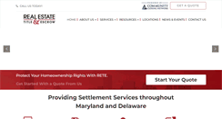 Desktop Screenshot of mdretitle.com